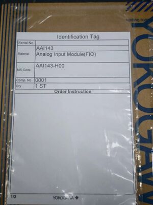 YOKOGAWA AAI143-H00 16 kanallı yalıtımlı analog giriş modülü
